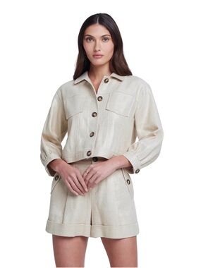 L'AGENCE Cruz Crop Utilitarian Jacket